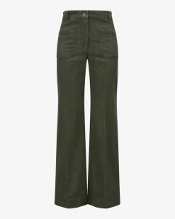 Alina Cordhose High Rise Wide Leg aus Baumwolle