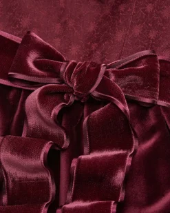 Amarena Dirndl lang mit Seidensamt-Schürze