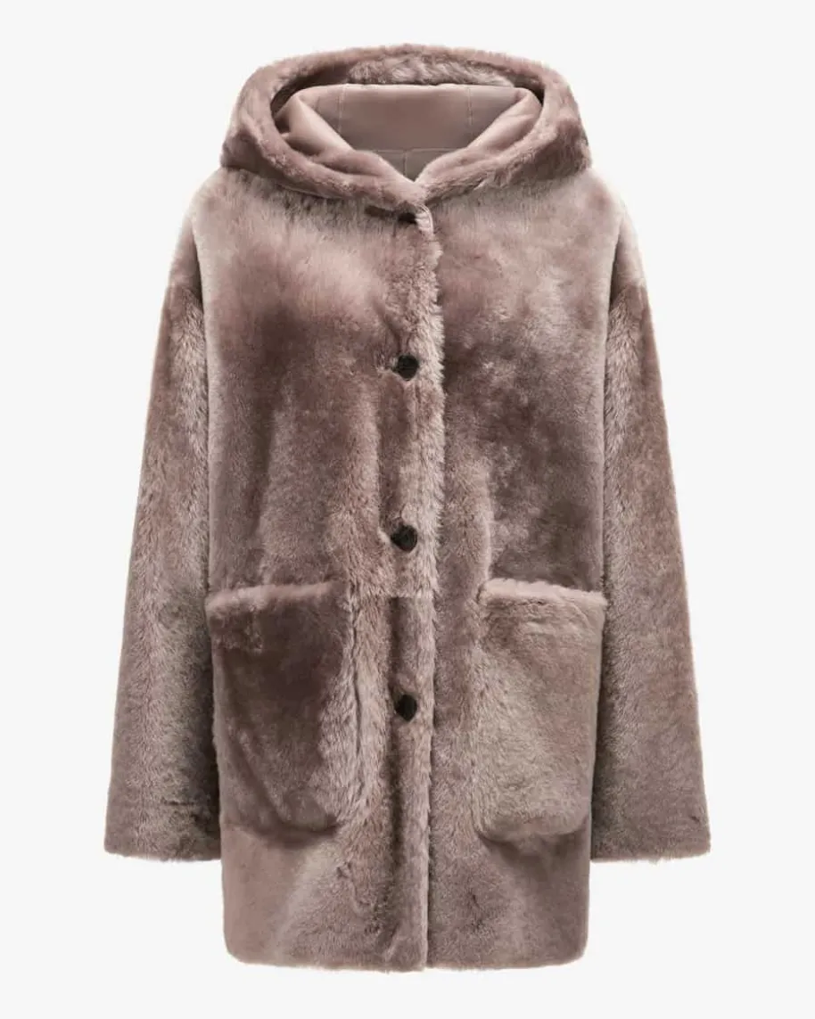 Ambra Wende-Lammfellmantel