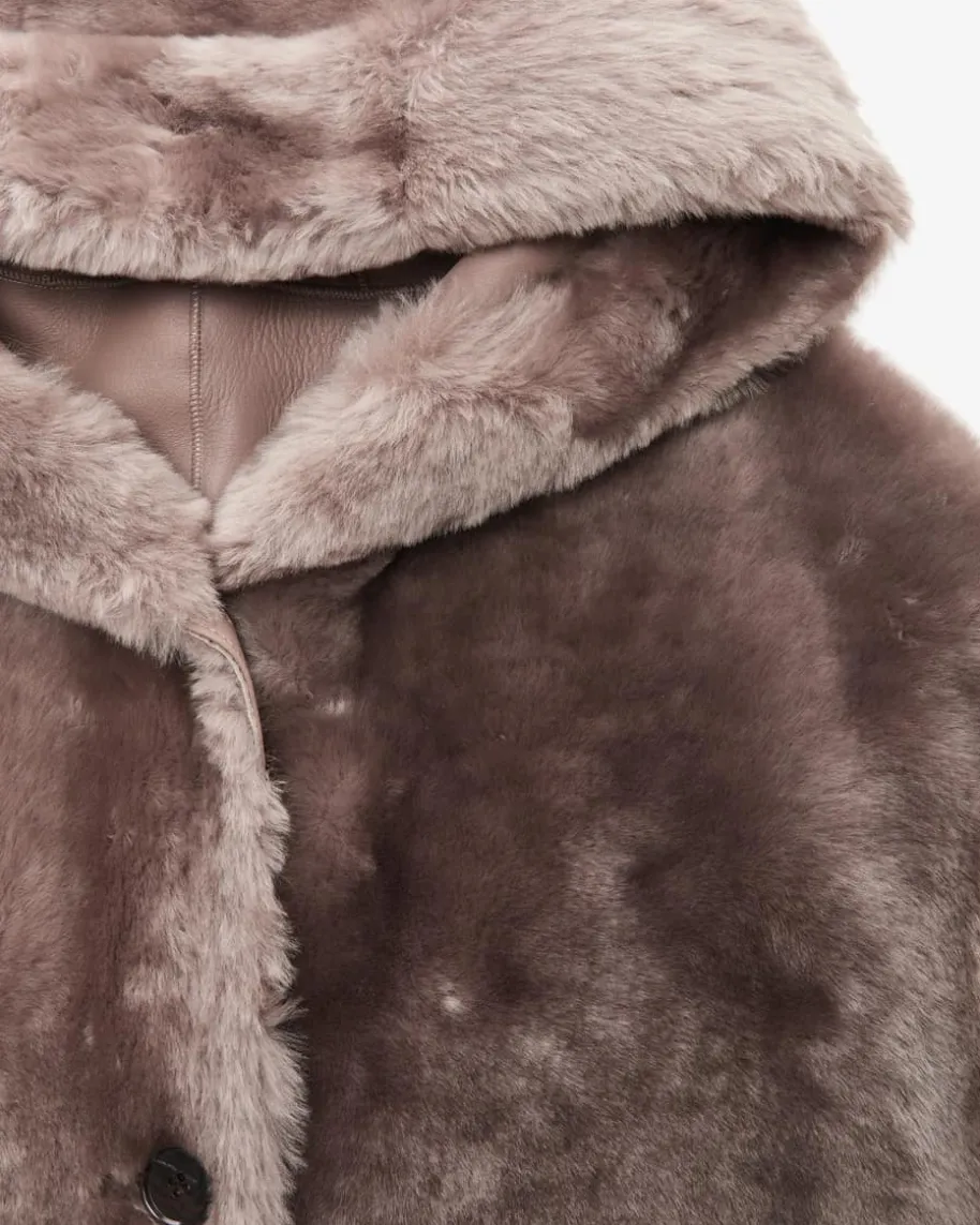 Ambra Wende-Lammfellmantel