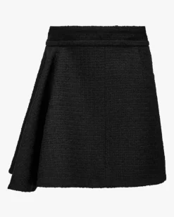 Asymmetrical Mini Bouclé-Rock