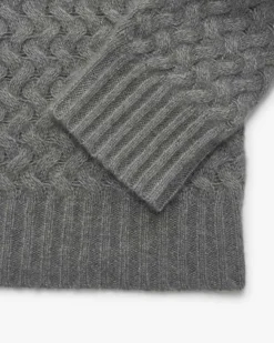 Bates Cashmere-Seiden-Pullover