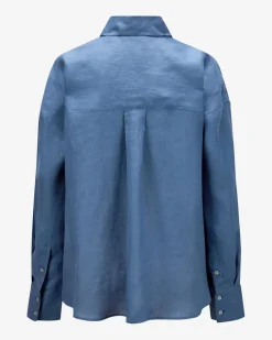 Besna Leinen-Hemdbluse Oversize Fit