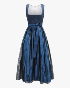 Bette Dirndl lang mit Seidenschürze