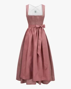 Bette Leinendirndl lang mit Sylvia Schürze