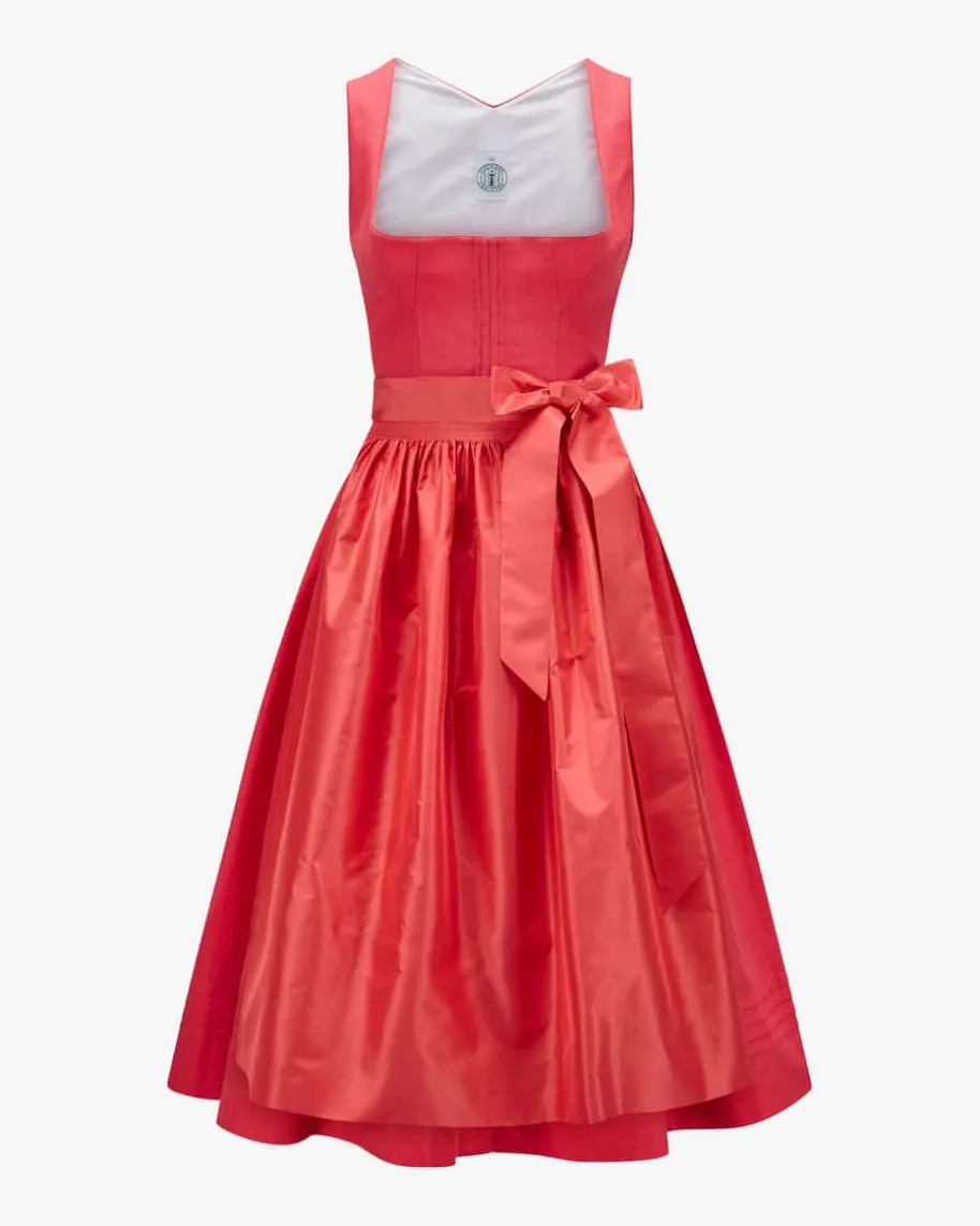 Bette Midi-Dirndl mit Seidenschürze