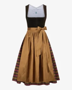 Bette Midi-Dirndl mit Seidenschürze