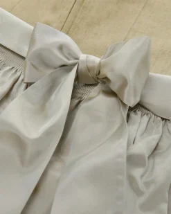 Bette Midi-Leinendirndl mit Seidenschürze