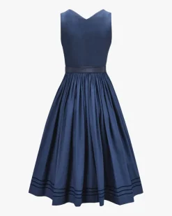 Biana Midi-Dirndl mit Seidenschürze
