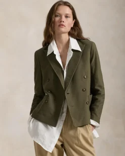 Blazer aus Baumwolle