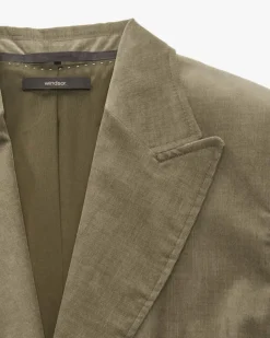 Blazer aus Baumwoll-Mix