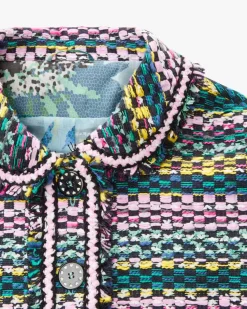 Blazer aus Baumwoll-Mix