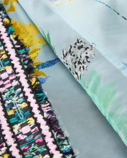 Blazer aus Baumwoll-Mix