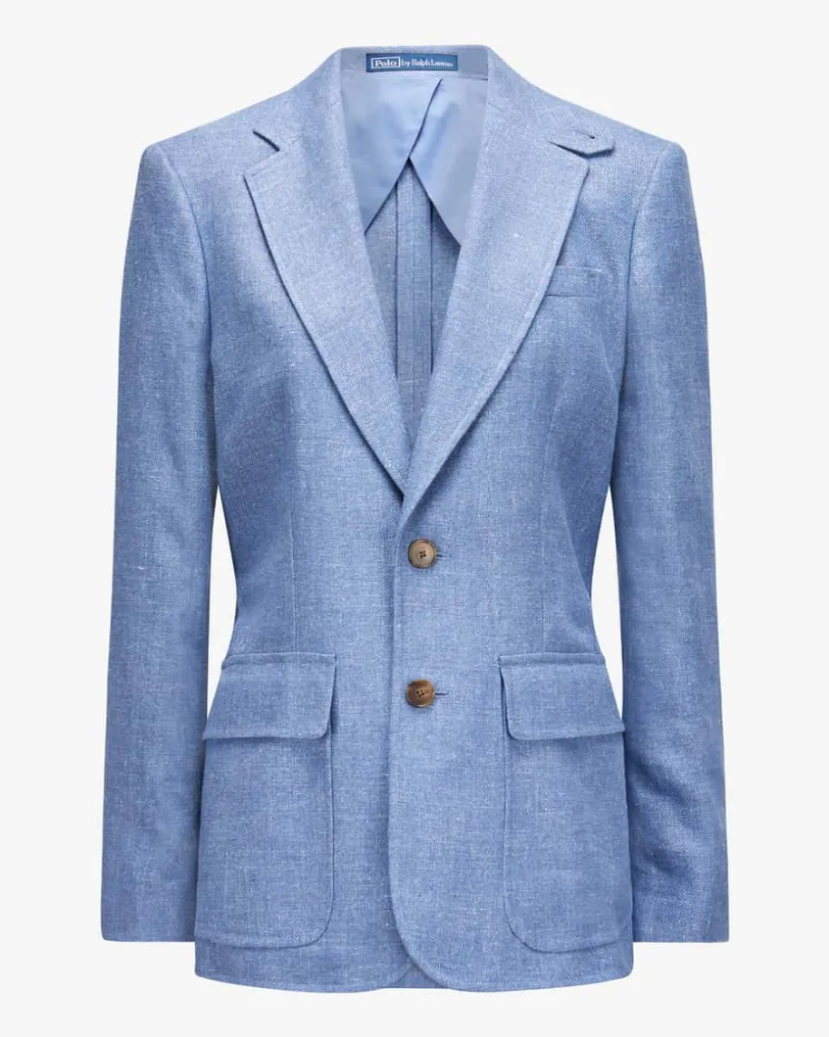 Blazer aus Leinen und Baumwolle