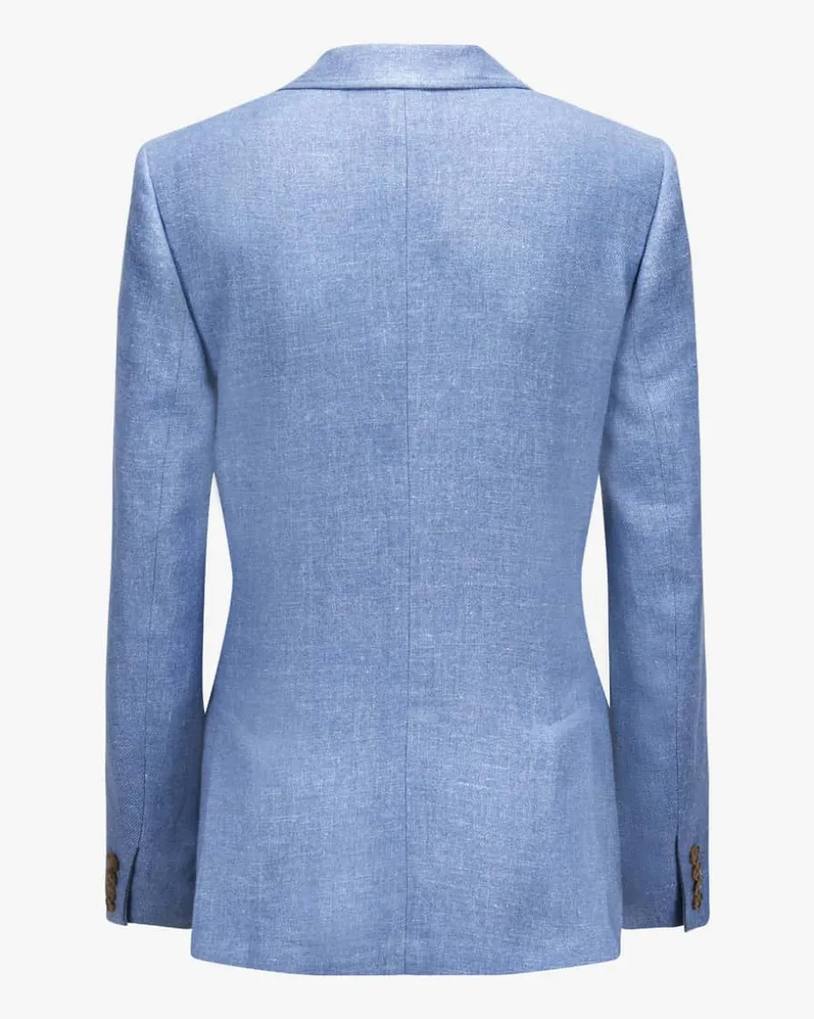 Blazer aus Leinen und Baumwolle