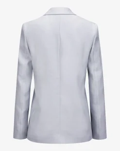 Blazer aus Leinen-Mix