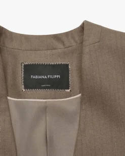 Blazer aus Merinowolle-Mix