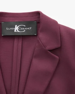 Blazer aus Viskose-Mix