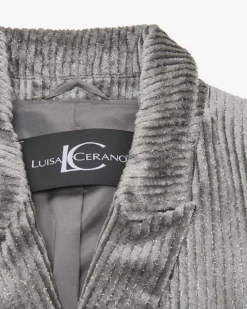 Blazer aus Viskose-Mix