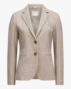 Blazer Slim Fit aus Baumwolle und Elasthan