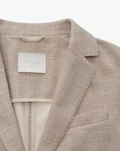 Blazer Slim Fit aus Baumwolle und Elasthan