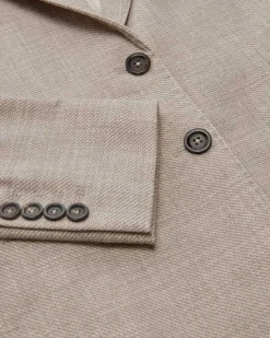 Blazer Slim Fit aus Baumwolle und Elasthan