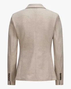 Blazer Slim Fit aus Baumwolle und Elasthan