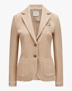Blazer Slim Fit aus Schurwoll-Mix
