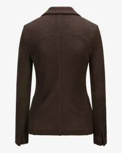 Blazer Slim Fit aus Schurwoll-Mix