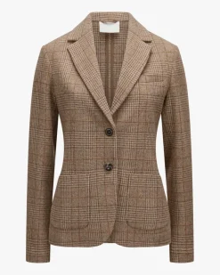 Blazer Slim Fit aus Schurwolle und Cashmere