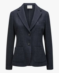 Blazer Slim Fit aus Schurwolle und Cashmere