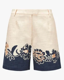 Boyfriend Shorts aus Baumwolle