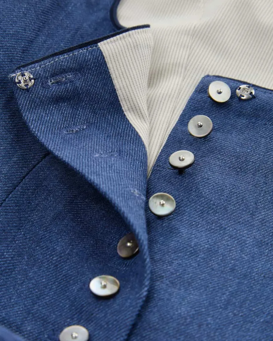 Brianna Leinendirndl lang mit Schürze