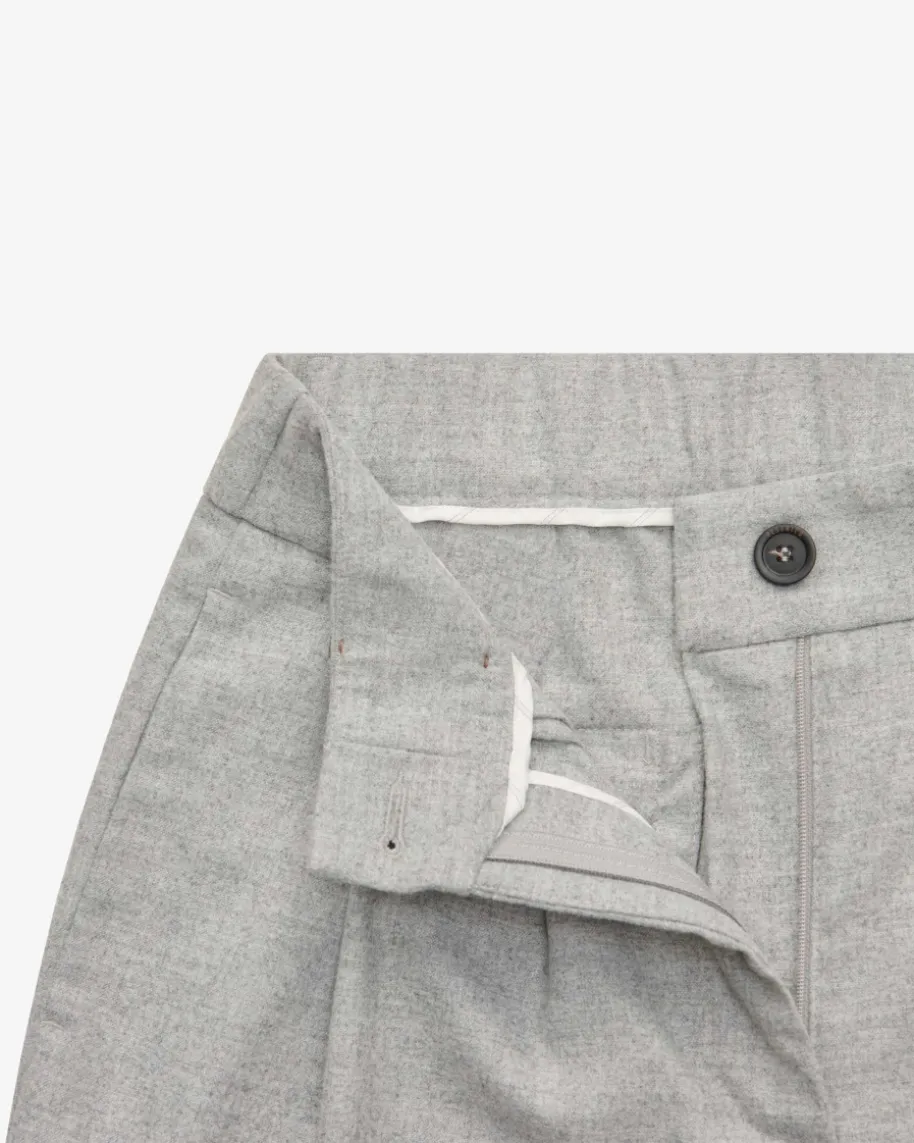 7/8-Cargohose aus Woll-Mix