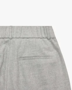 7/8-Cargohose aus Woll-Mix