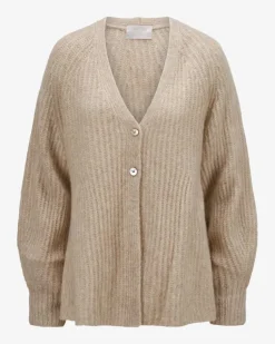 Cashmere-Seiden-Strickjacke