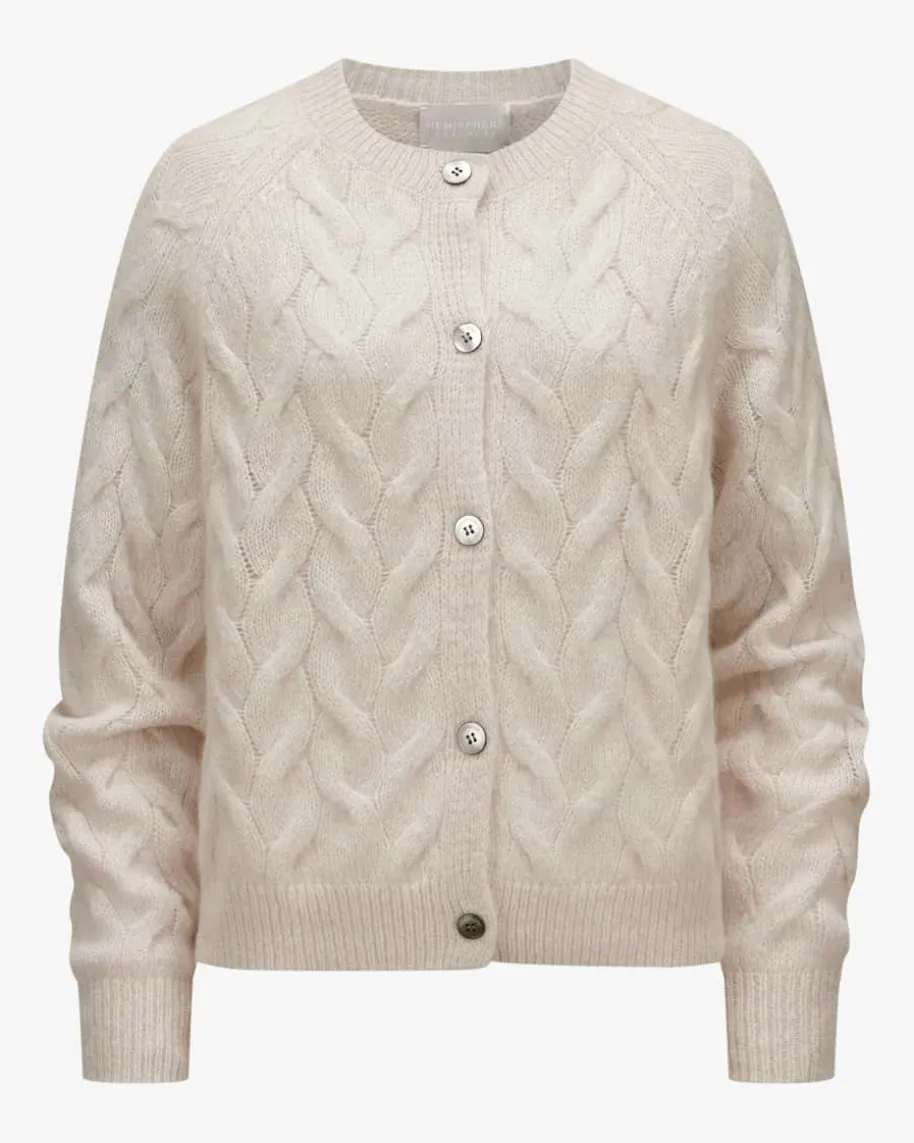 Cashmere-Seiden-Strickjacke