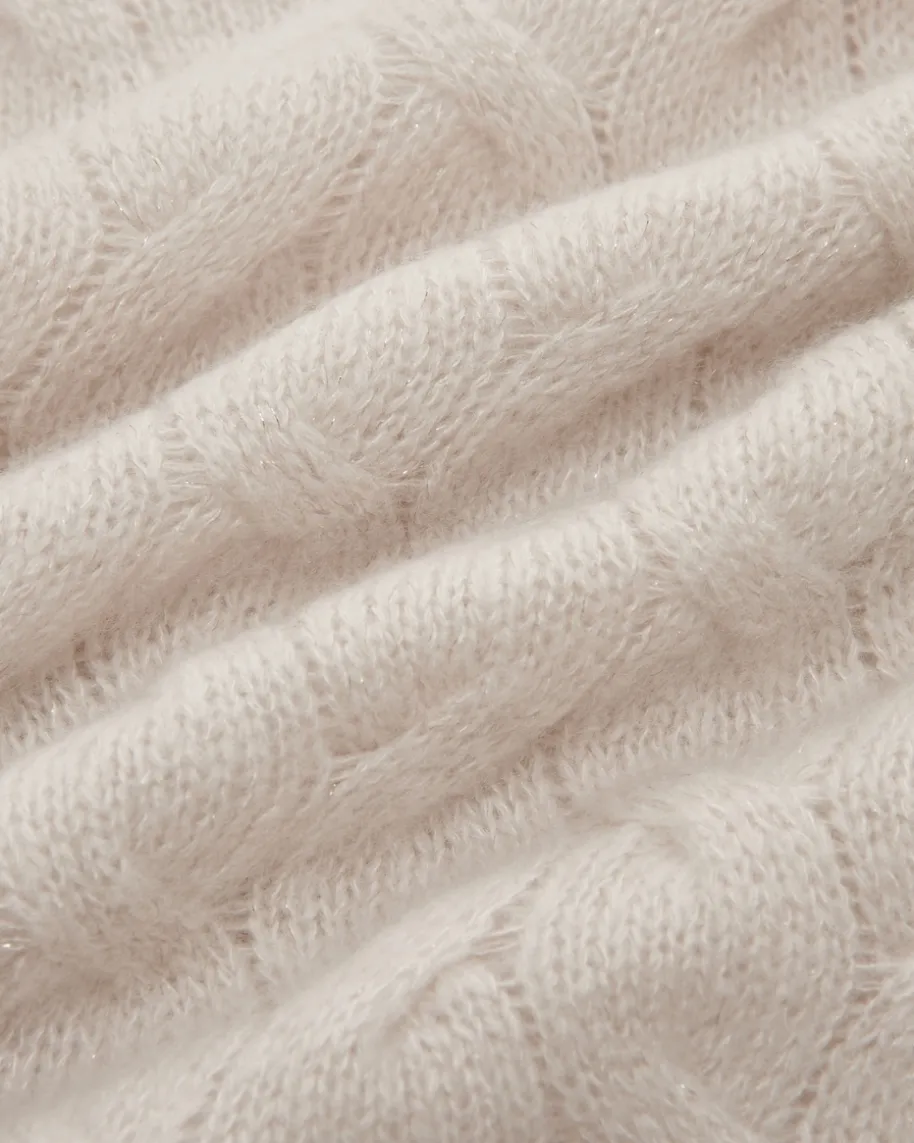 Cashmere-Seiden-Strickjacke