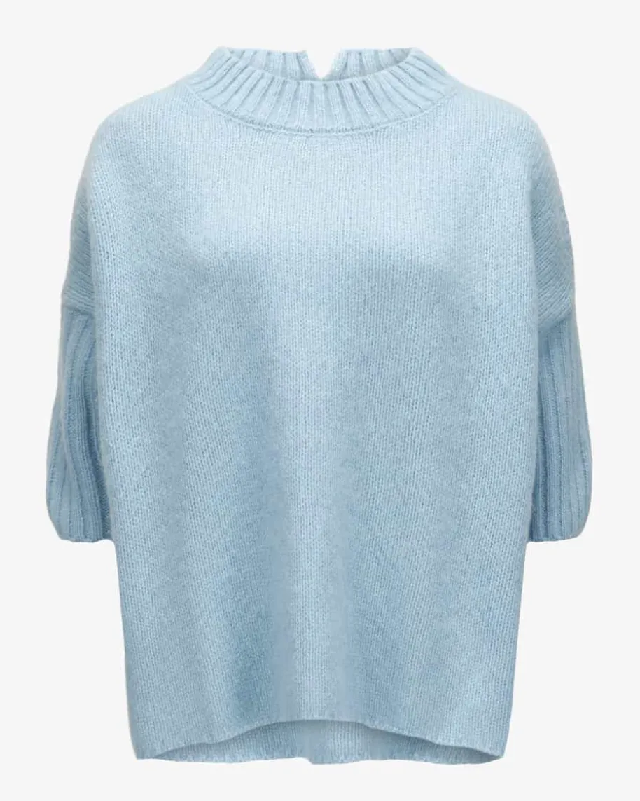 Cashmere-Seiden-Strickshirt