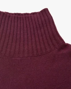Cashmere-Stehkragenpullover