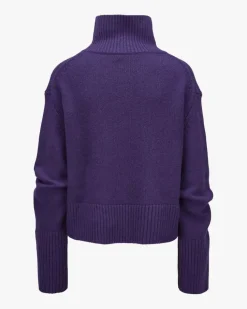 Cashmere-Stehkragenpullover
