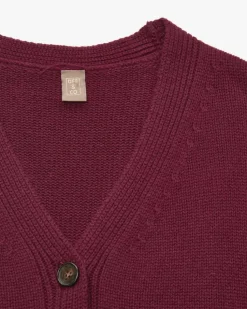 Cashmere-Strickjacke