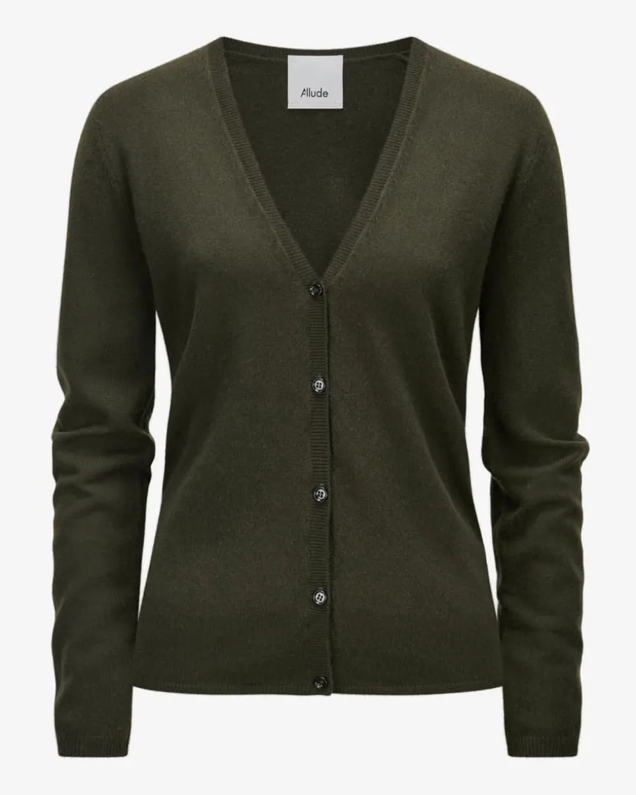 Cashmere-Strickjacke