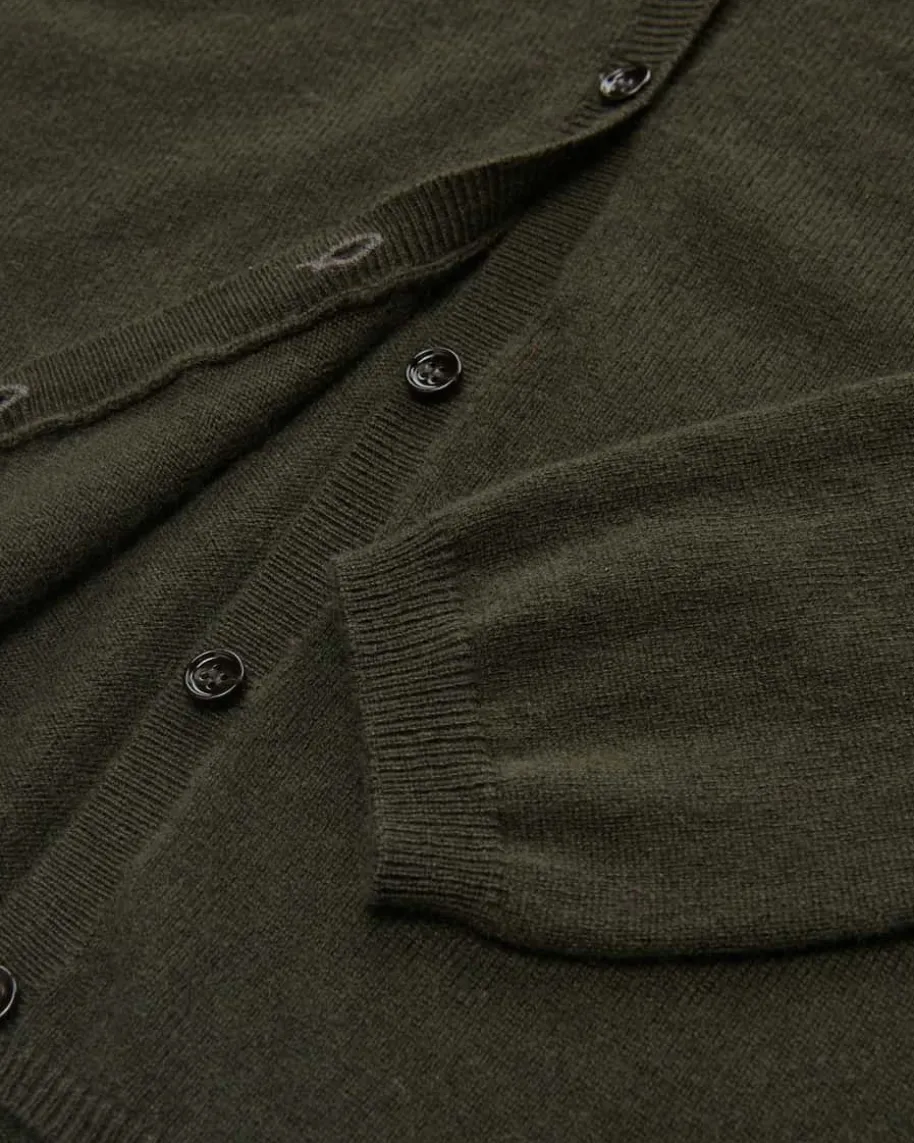 Cashmere-Strickjacke