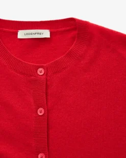 Cashmere-Strickjacke