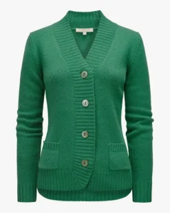 Cashmere-Strickjacke