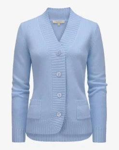 Cashmere-Strickjacke