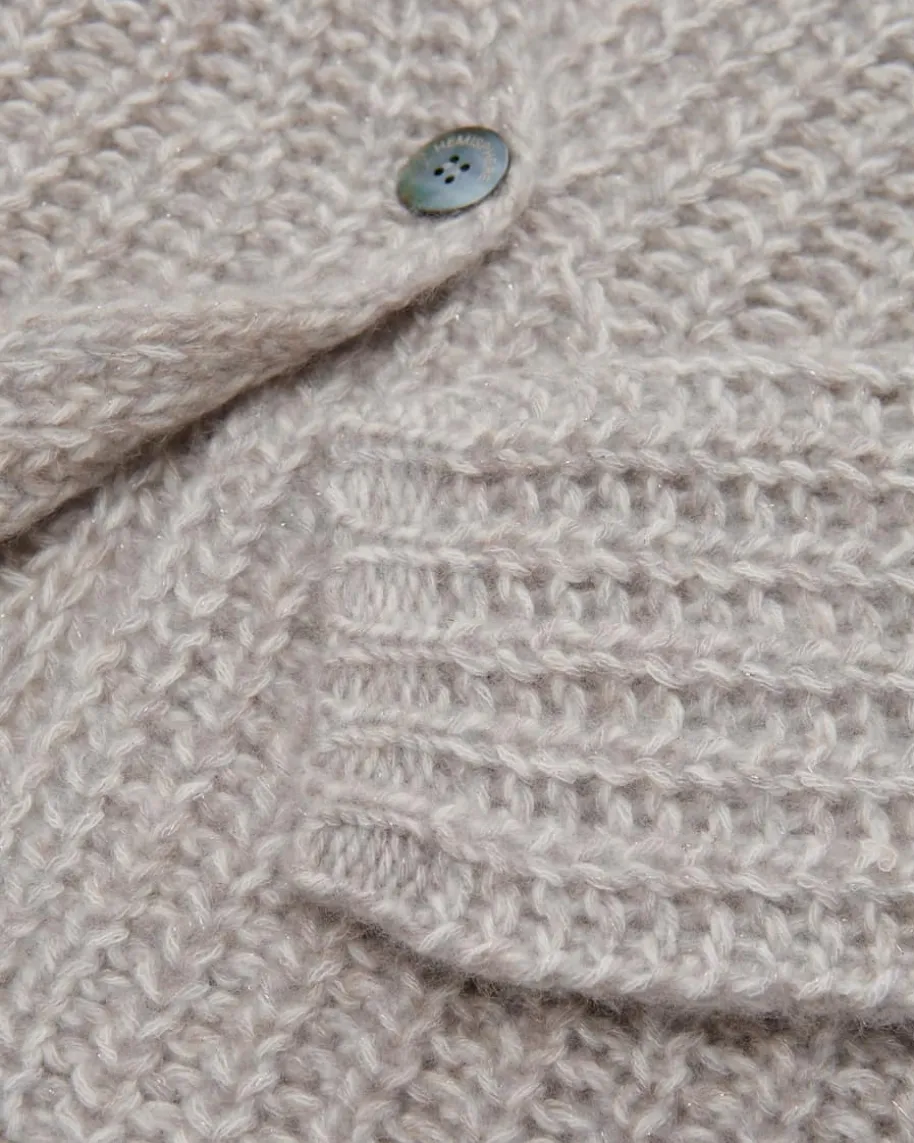 Cashmere-Strickjacke