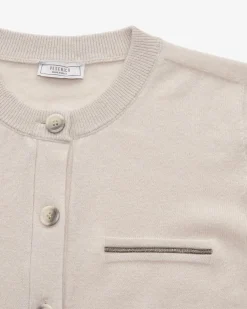 Cashmere-Strickjacke