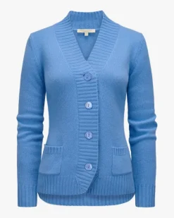 Cashmere-Strickjacke